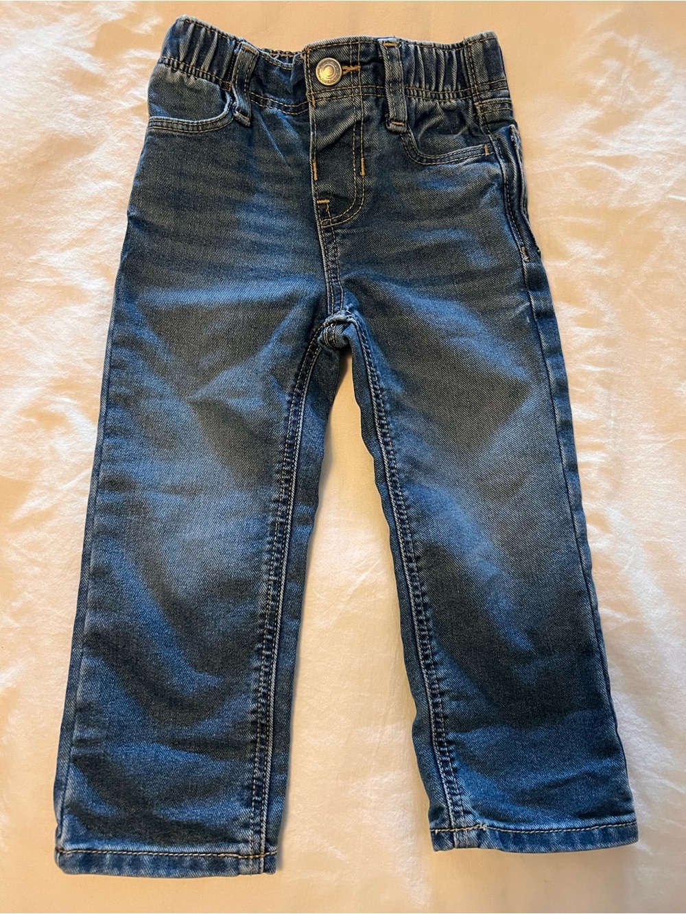Old Navy Boys Dark Blue Elastic Waist Jeans